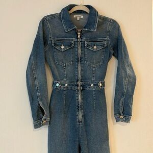 GOOD AMERICAN denim jumpsuit
